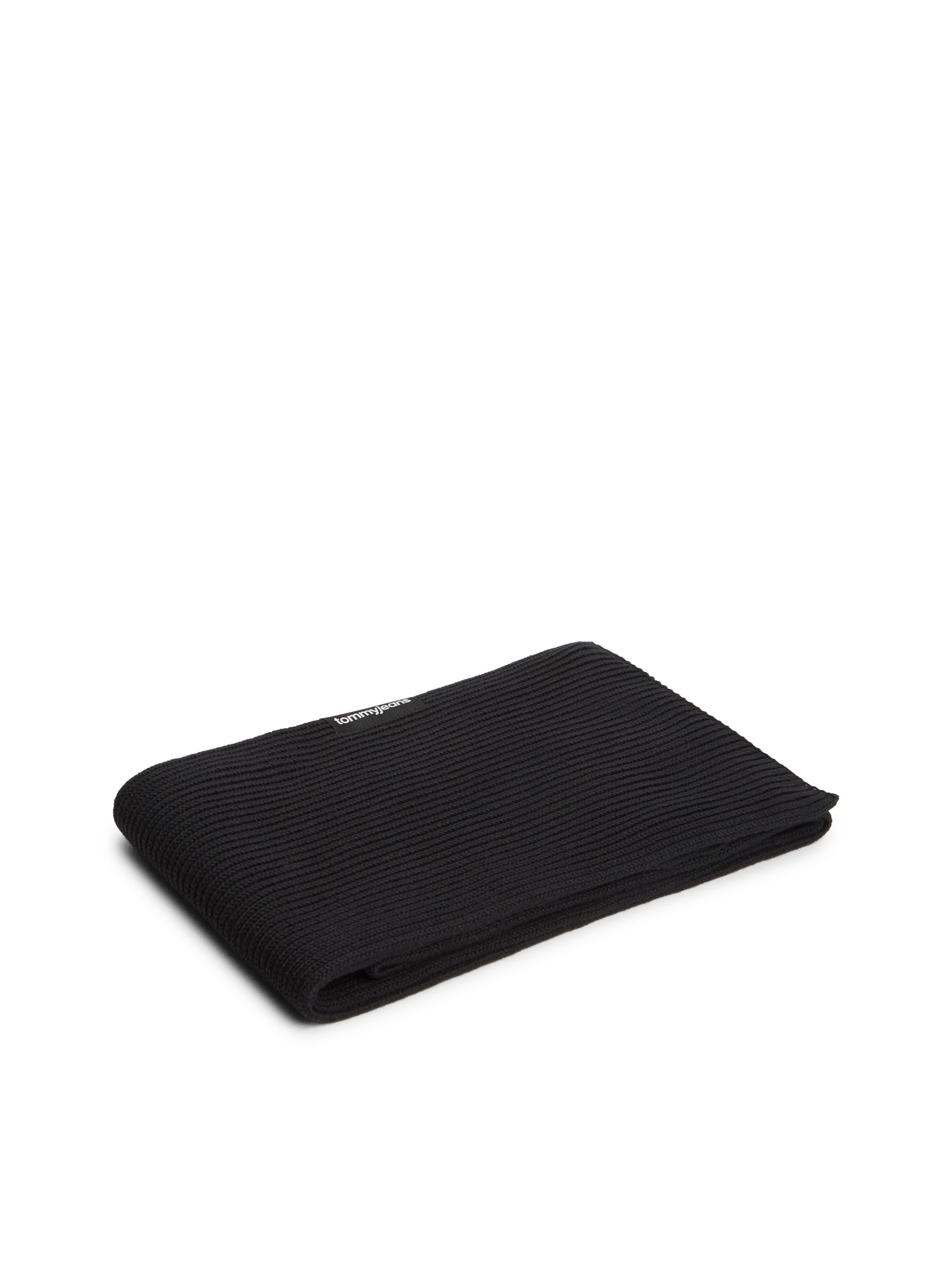 Tommy Jeans Strickschal LINEAR LOGO SCARF, Regular fit mit Markenlabel