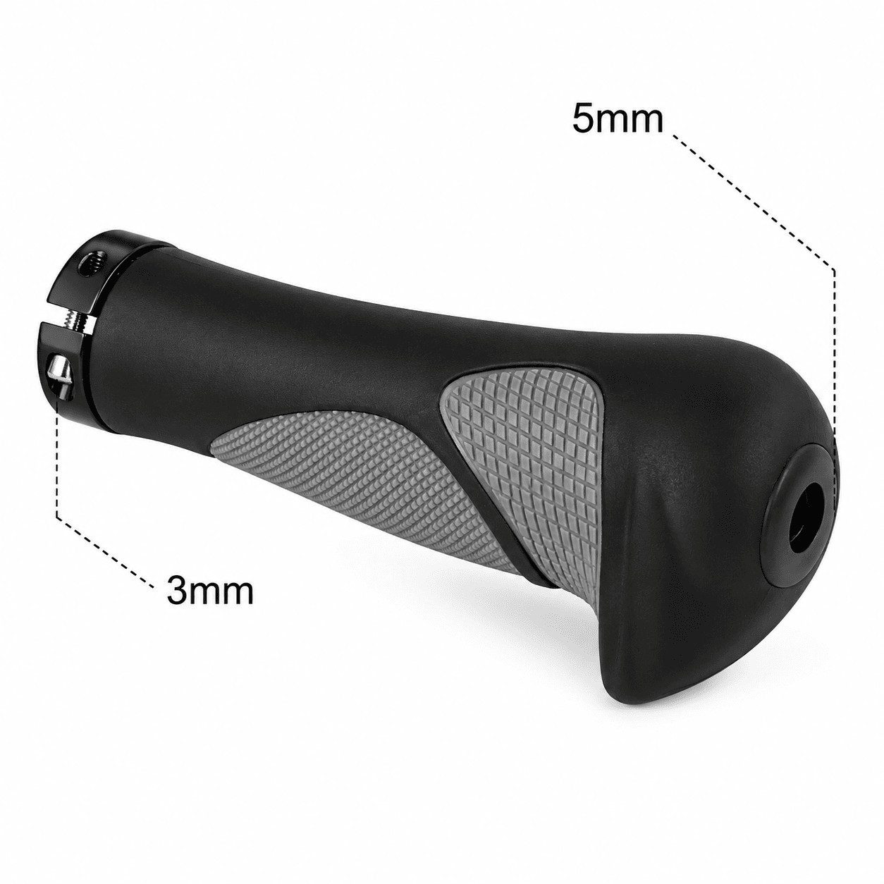 MidGard Fahrradlenkergriff Lenkergriffe f. E-Bike Fahrradgriffe Fahrrad-Griffe f. MTB Gummigriffe (2-St) – Bild 5 von 5