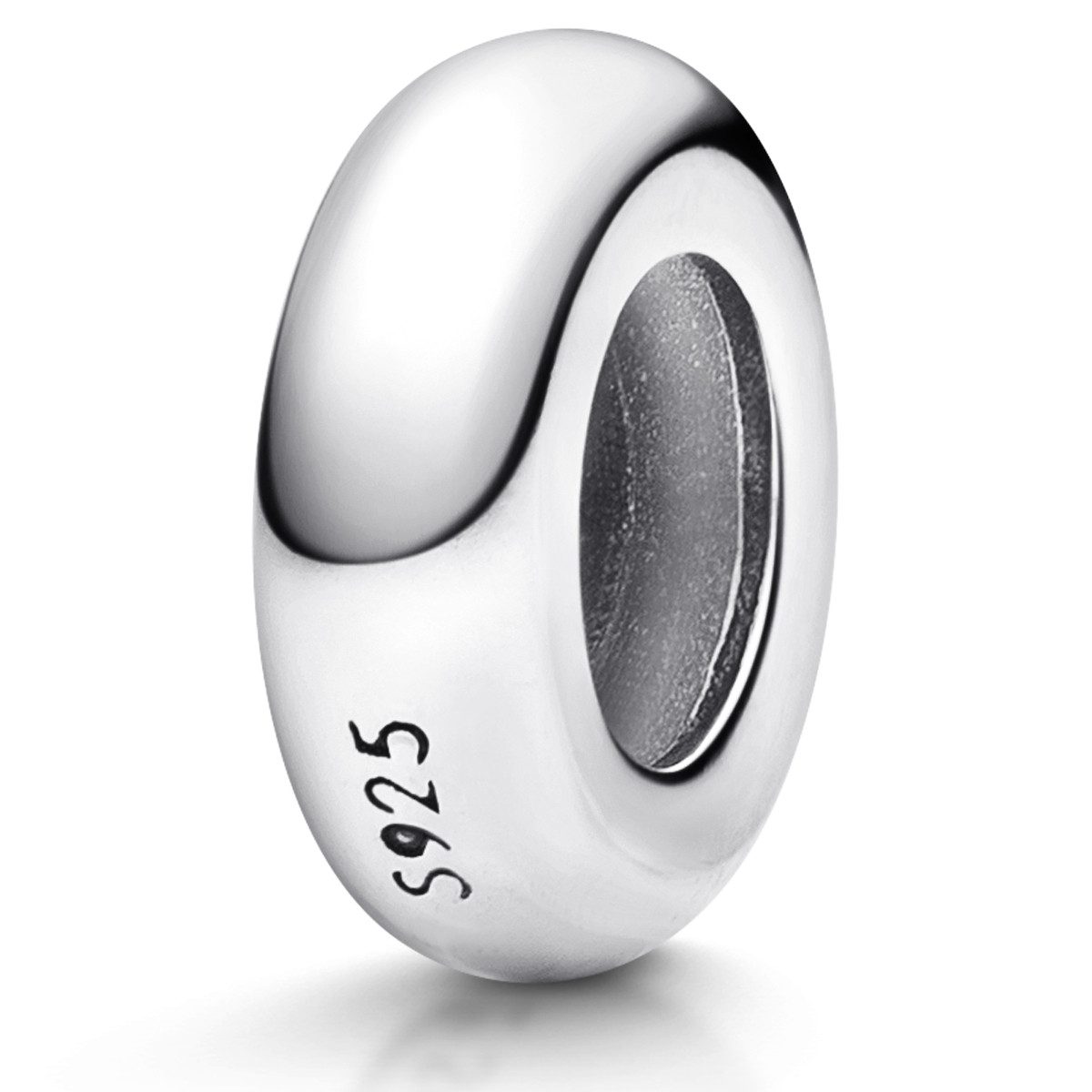 Bead Stopper Bead Silber ohne Motiv 1166