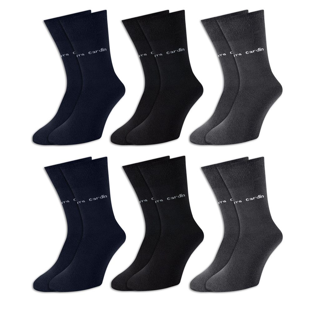 Pierre Cardin Freizeitsocken (6-Paar) wahlweise 6er, 9er oder 18er Paar, super elastisch, optimale Passform