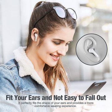 MUINE wireless In-Ear-Kopfhörer (Bluetooth Kopfhörer, kabellose Köpfhörer mit Mikrofon)