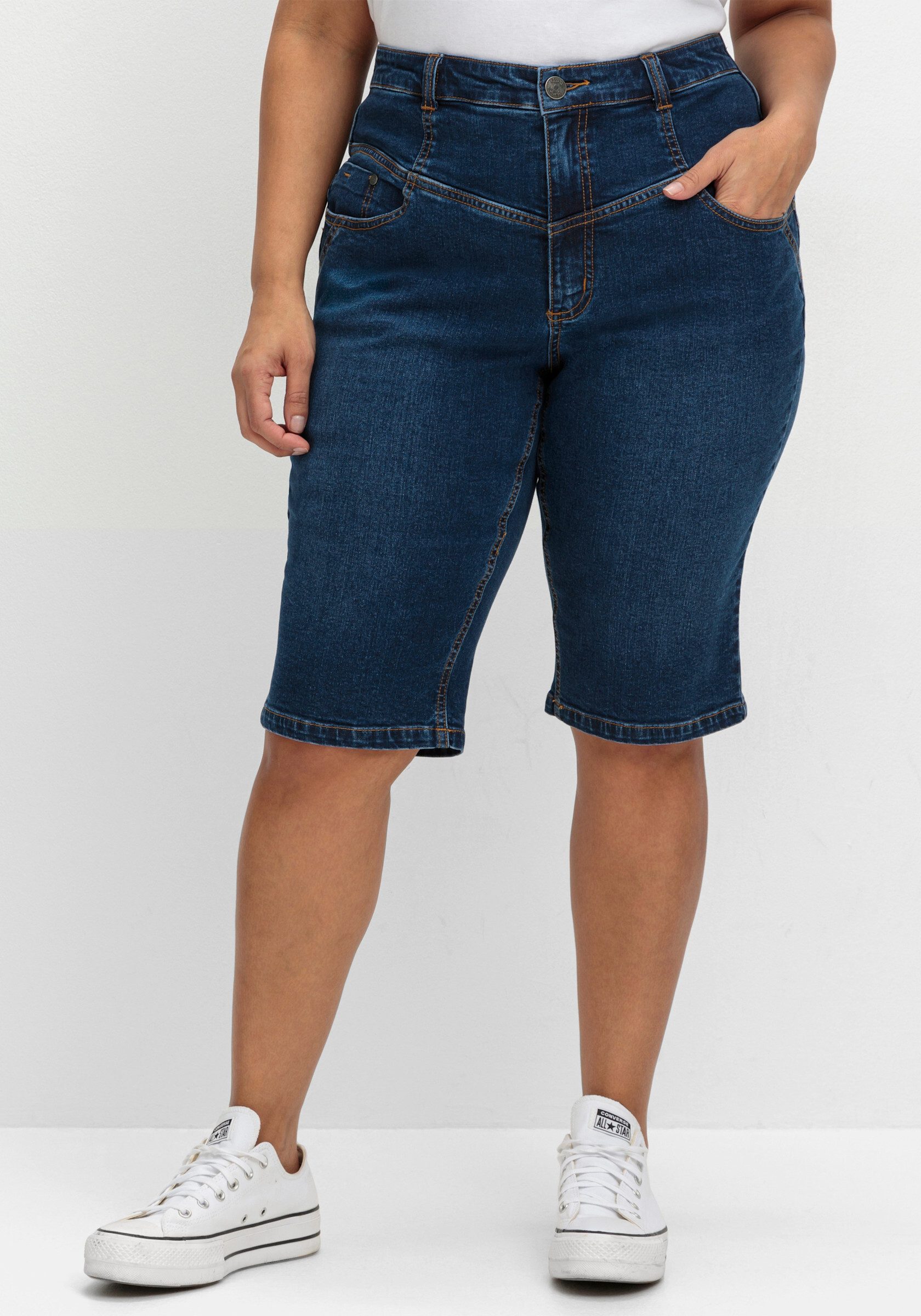 Sheego Jeansshorts Jeansbermudas . günstig online kaufen