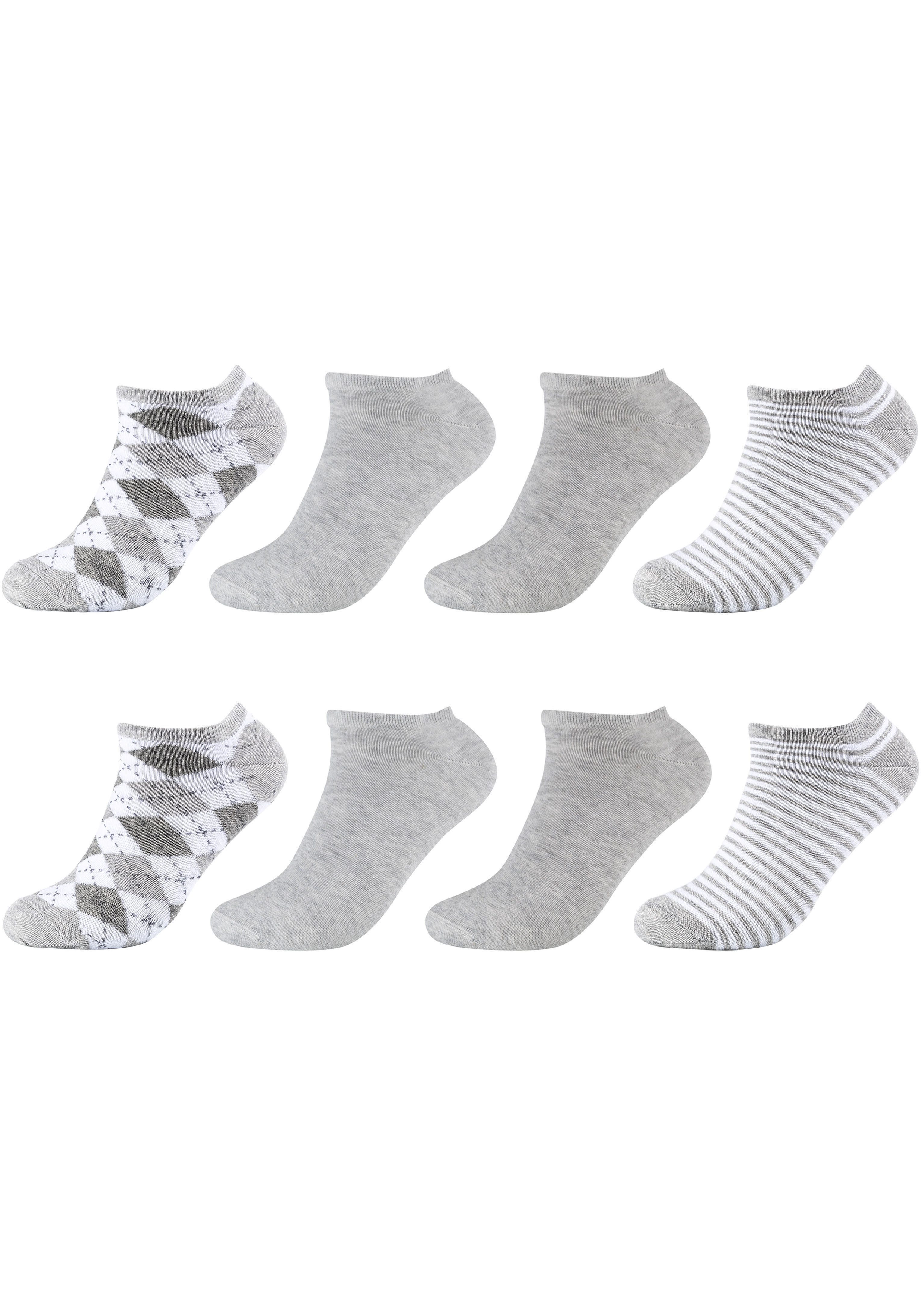 s.Oliver Kurzsocken essentials (4-Paar) mit verschiedenen Designs günstig online kaufen