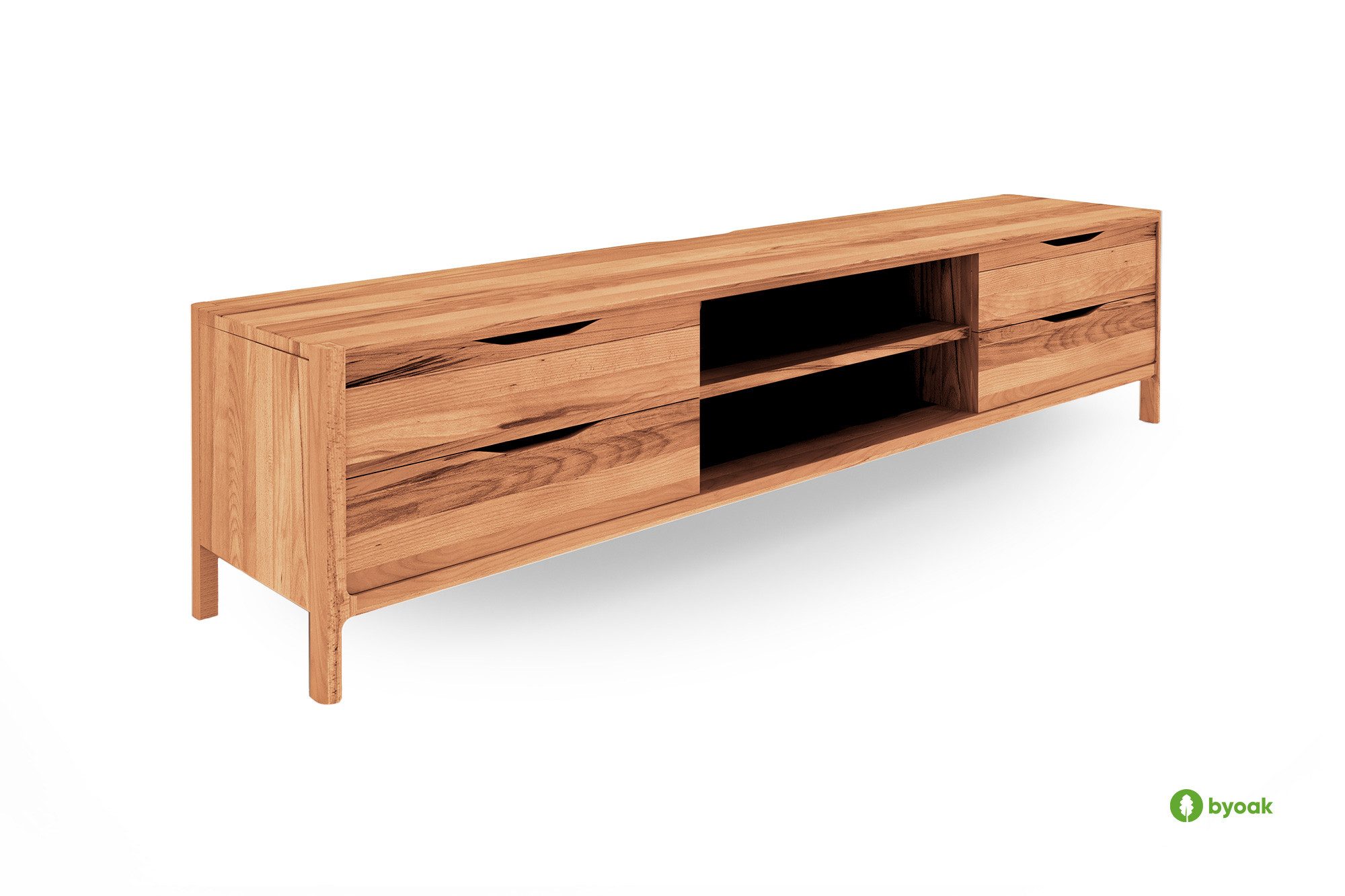 byoak TV-Schrank TWIG aus Massivholz Naturgeölt