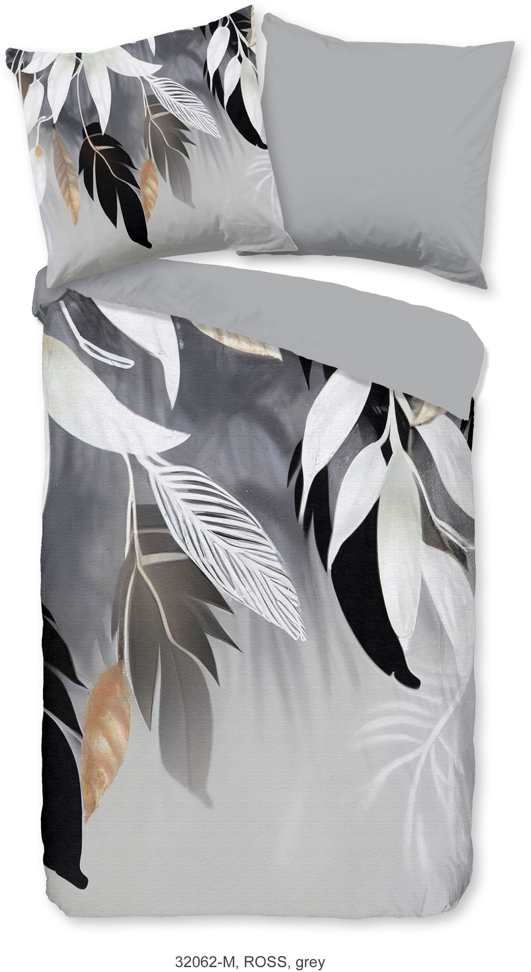 PURE luxury collection Wendebettwäsche Ross leaves, günstig online kaufen