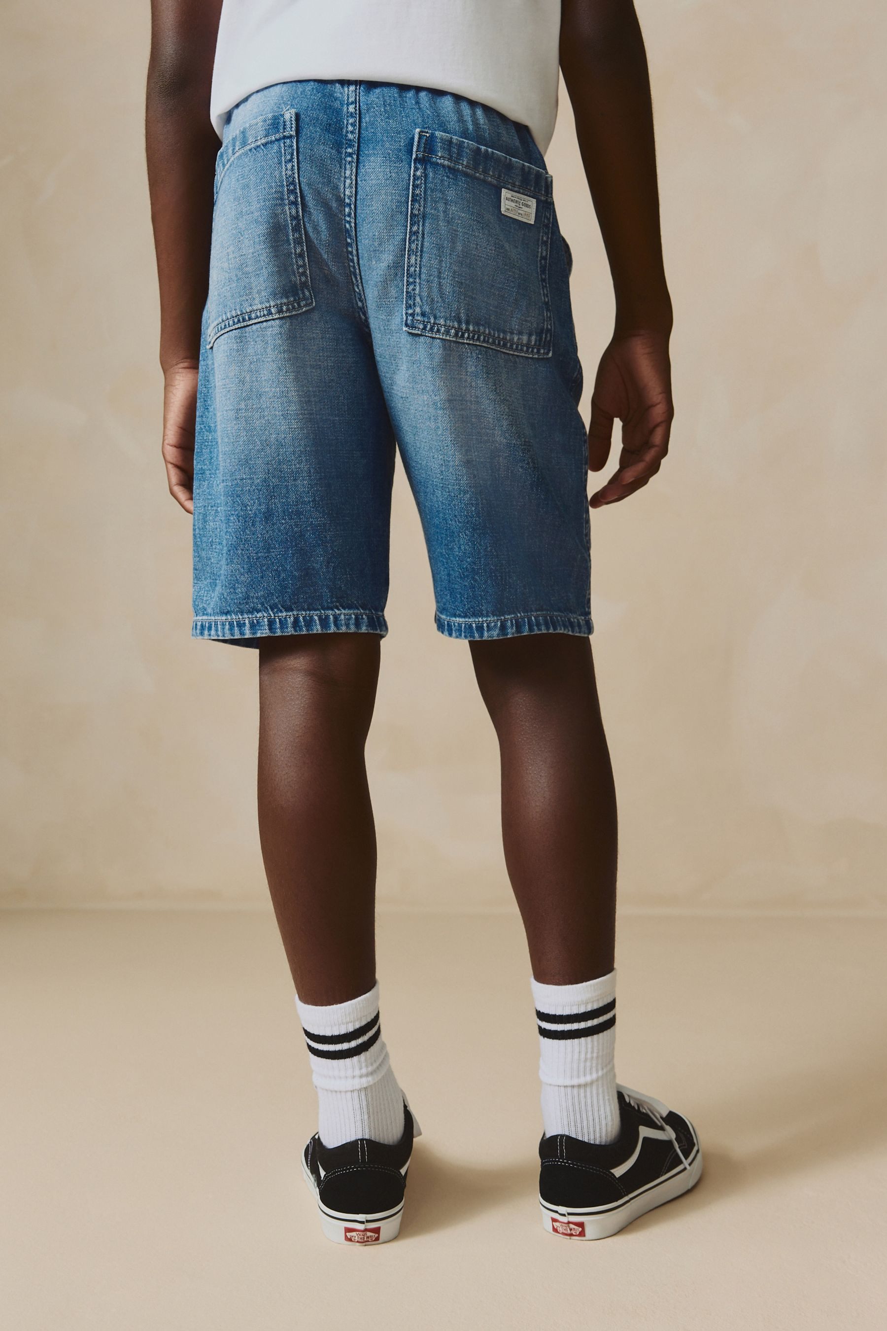 Next Bermudas Denim-Bermudashorts aus 100 % Baumwolle (1-tlg)