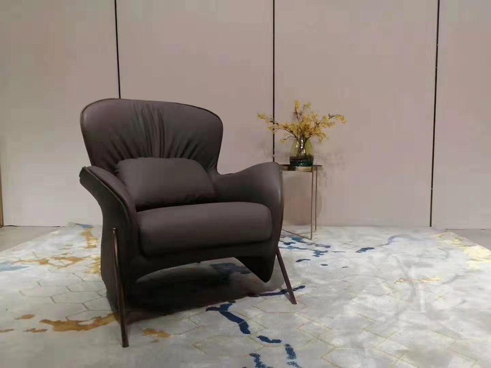 Sessel, Lounge Stuhl Relax 1 Designer Club Polster Sitzer Schwarz JVmoebel Sofa Sessel