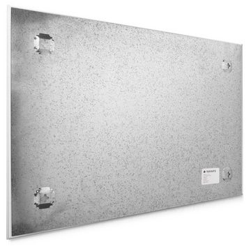 Navaris Magnettafel Memoboard aus Glas - Magnetwand 60x40cm - Beton Optik Design, (1-tlg)