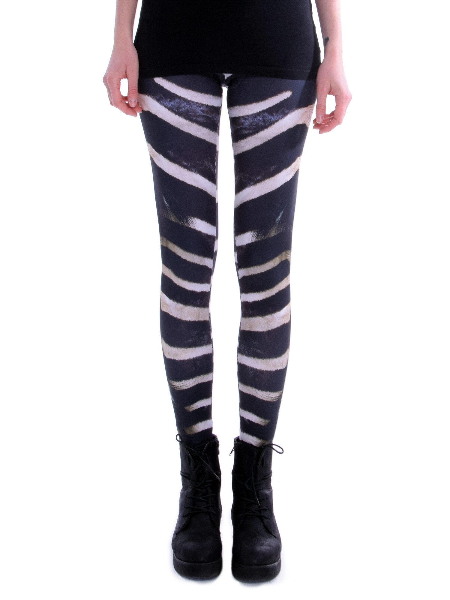 cosey Leggings Tiermotiv-Leggings (Einheitsgröße) - Design Zebra (auffällig günstig online kaufen