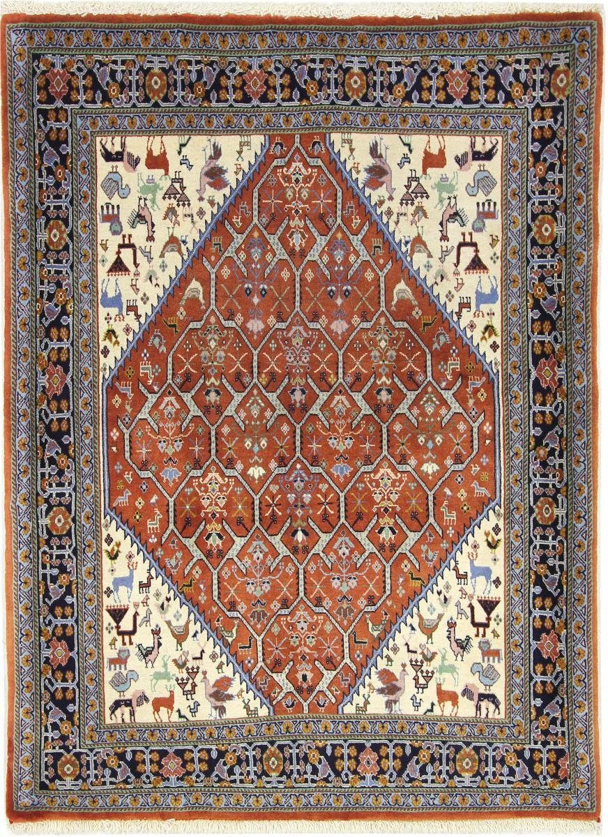 Orientteppich Ghashghai 111x153 Handgeknüpfter Orientteppich / Perserteppich, Nain Trading, rechteckig, Höhe: 12 mm