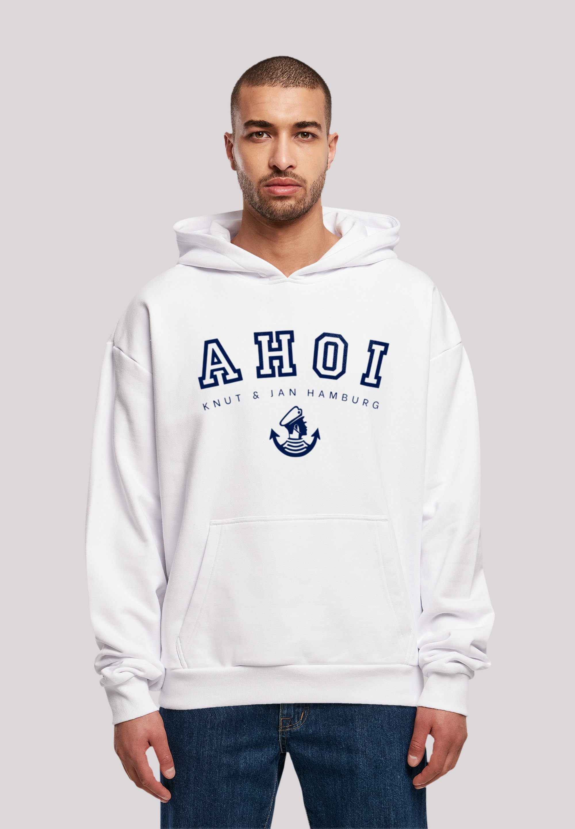 F4NT4STIC Kapuzenpullover "Hoodie Ahoi Knut & Jan Hamburg", Print günstig online kaufen