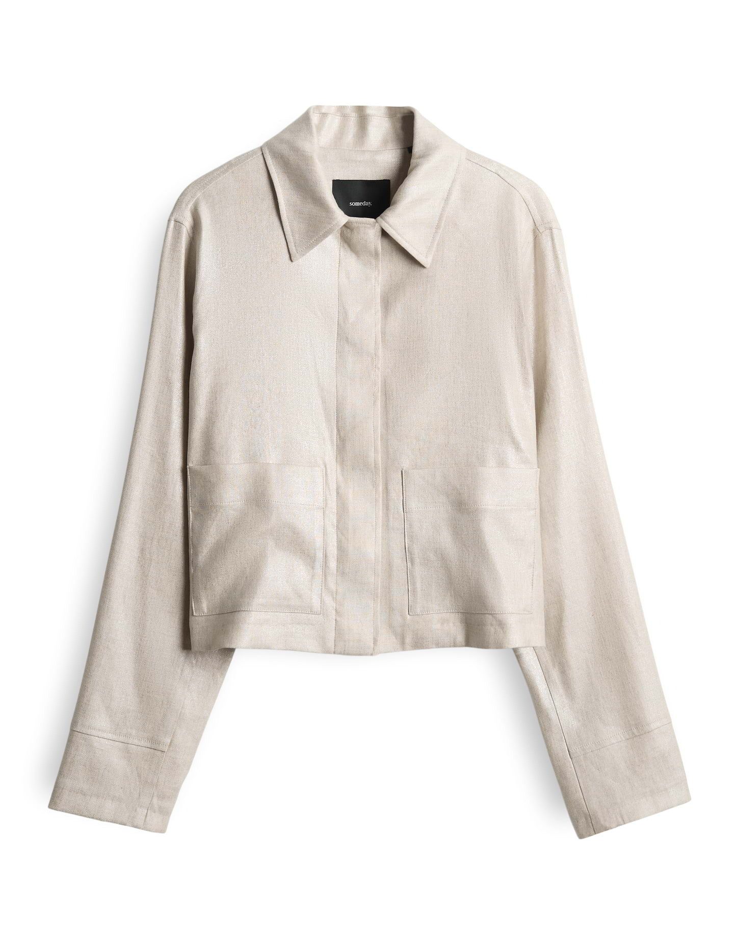 someday Jackenblazer NANIA aus beschichteten Leinen Mix günstig online kaufen