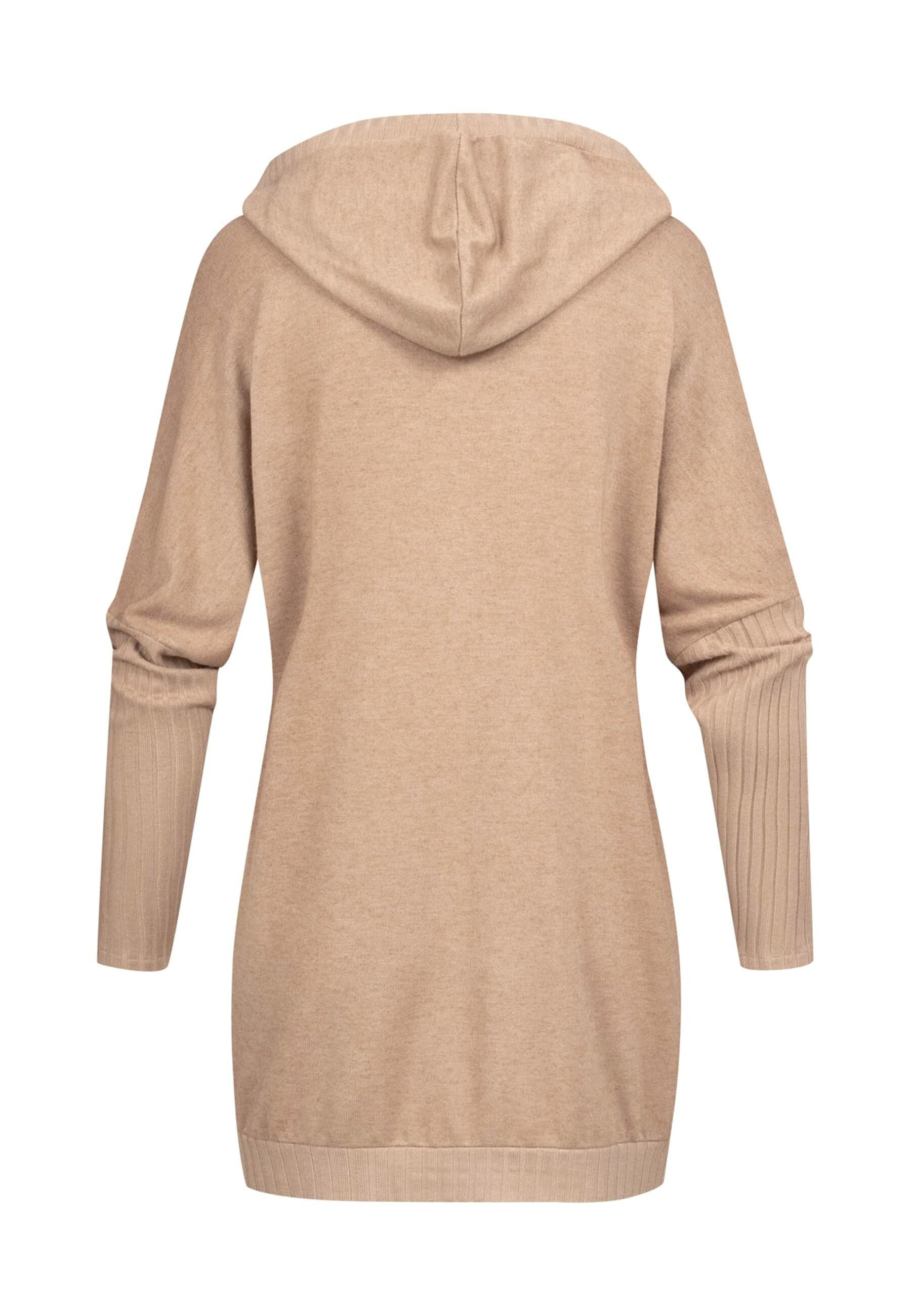 CLOUD 5IVE Strickjacke CLOUD 5IVE Cardigan mit offenem Schnitt und Kapuze ( günstig online kaufen