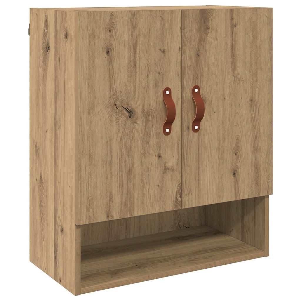 vidaXL Hängeschrank 60 x 31 x 70 cm Wandschrank Hängeschrank Eiche handwerklich 60x31x70 c