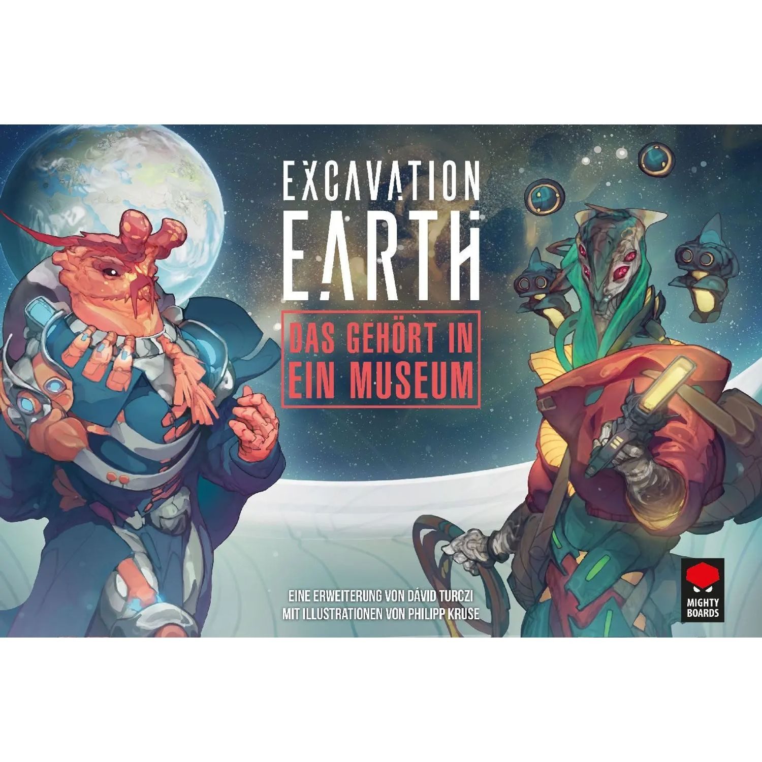 Mighty Boards Spiel Excavation Earth Das gehört in ein Museum