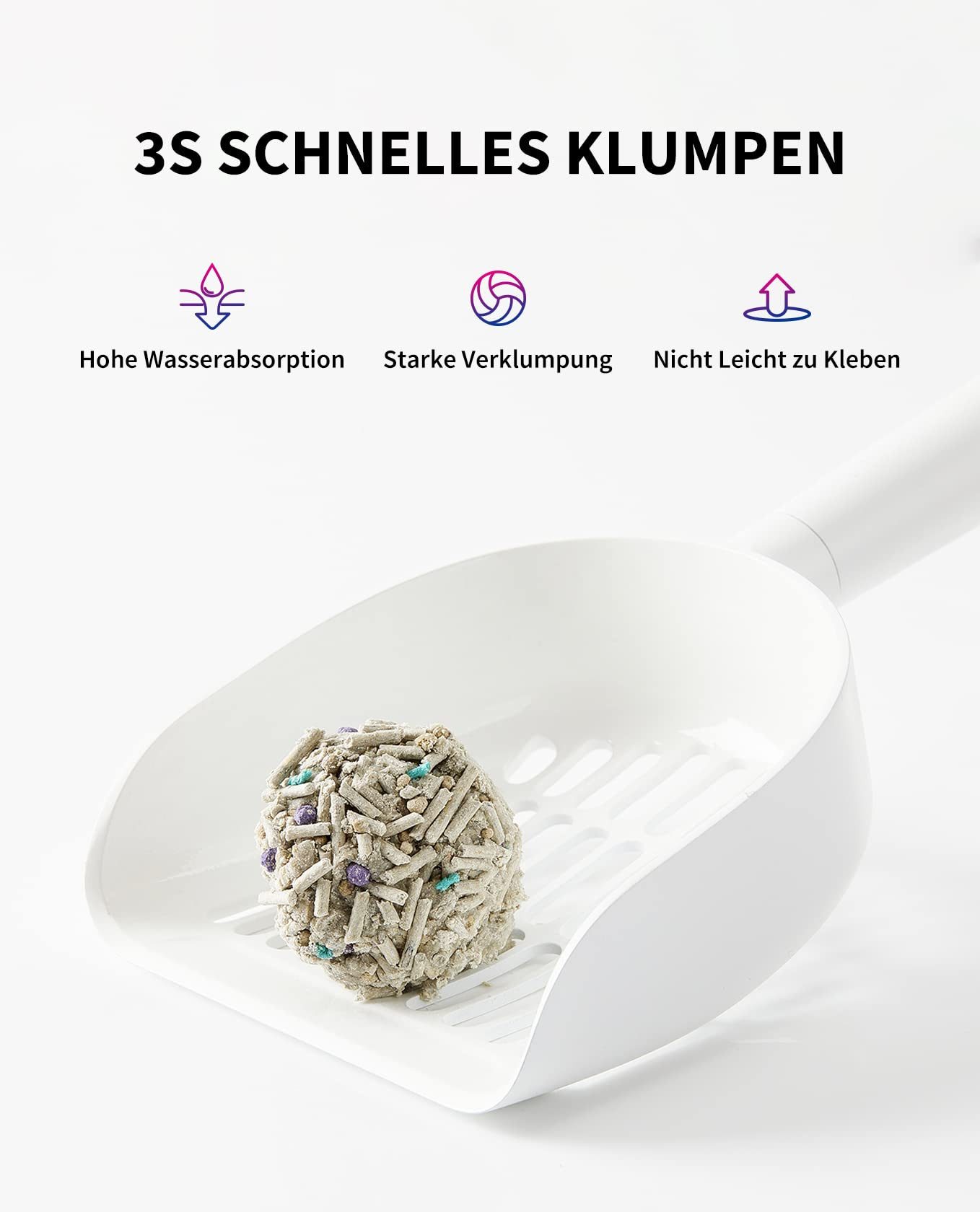 PETKIT Katzenstreu PETKIT 5 in 1 Gemischtes Katzenstreu(4-tlg)