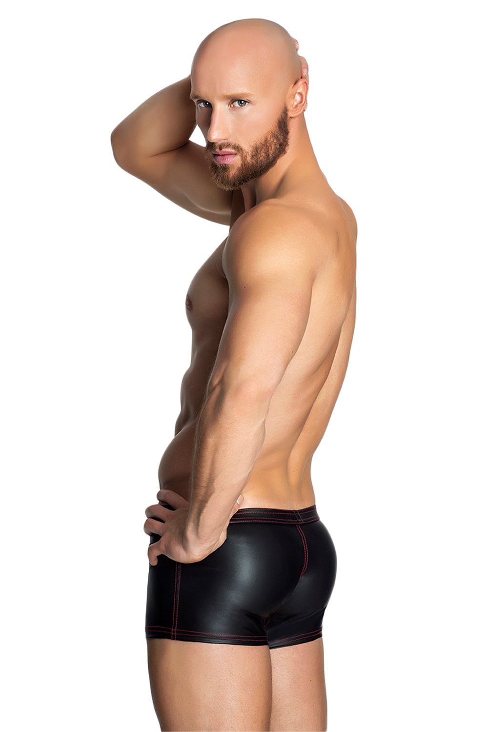 Noir Handmade Men Boxershorts Herren-Shorts in schwarz - M