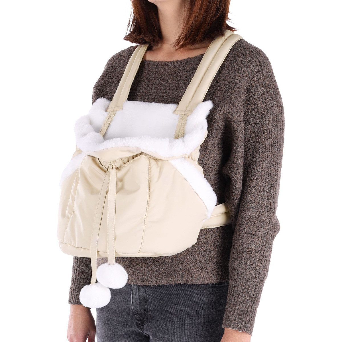 Flamingo Fronttasche Cuddi beige