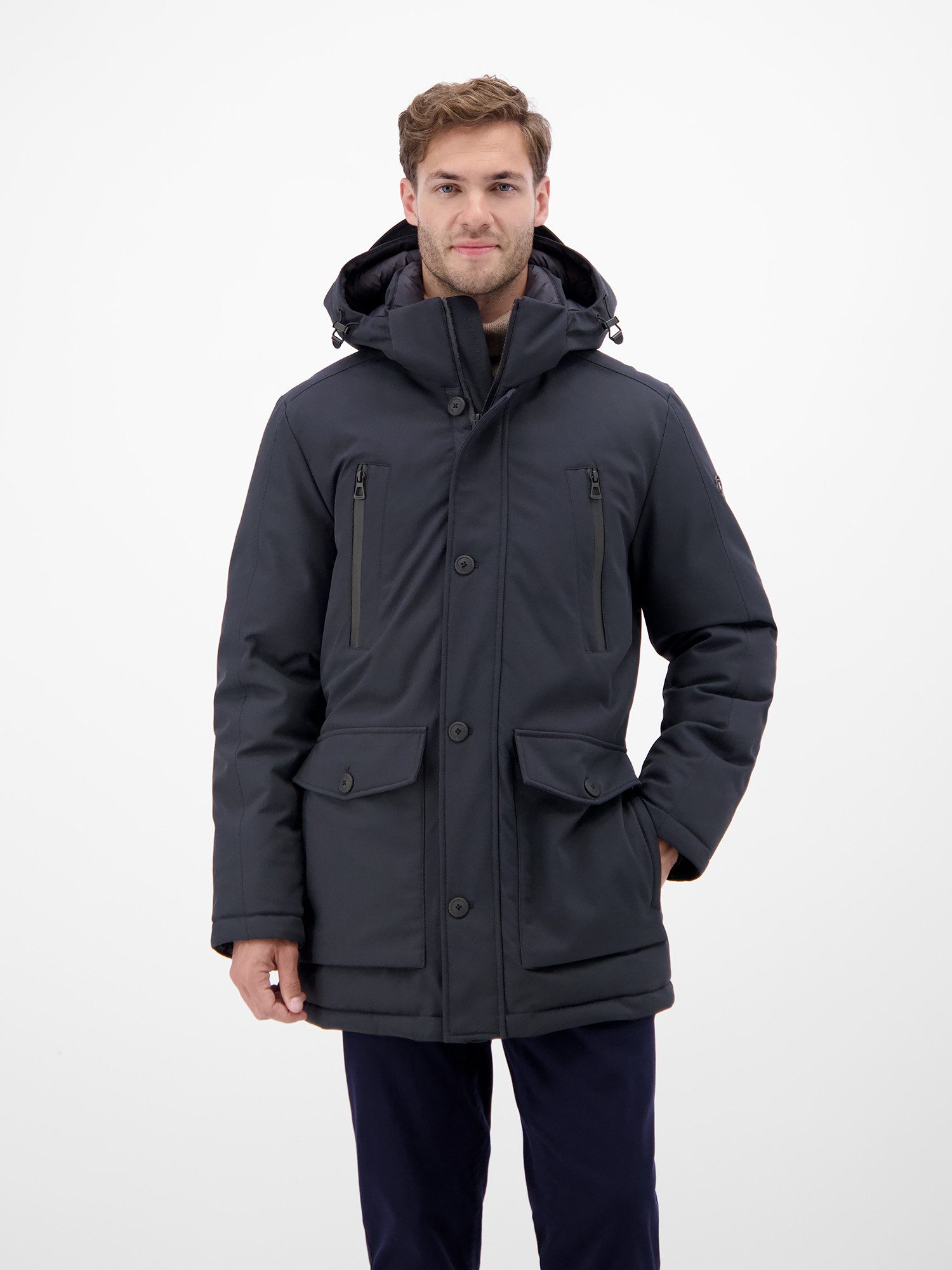 LERROS Parka LERROS Herren-Parka in Twillstruktur Wasser- und windabweisend, atmungsaktiv