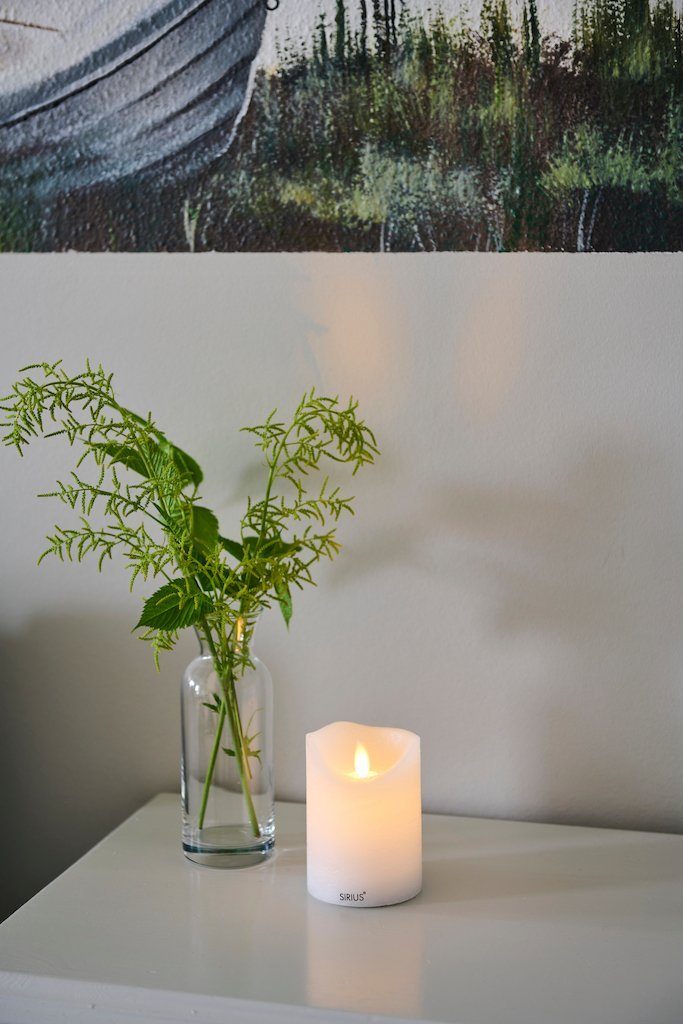 Sirius Home A/S LED-Kerze Sara flackernde Flamme 7,5cm Durchmesser wiederau günstig online kaufen