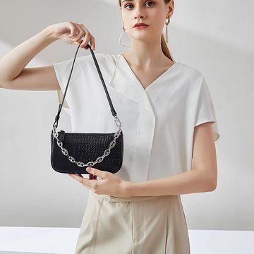 Lubgitsr Henkeltasche Schultertasche,Retro,veganes Leder,klassische Clutch,Handtaschen (1-tlg)