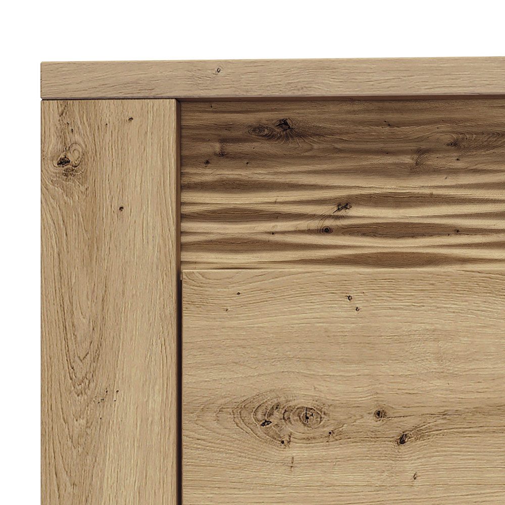 Lomadox Wohnwand ARTA-131, (3-St), mit Beleuchtung in Artisan Eiche Nb., : günstig online kaufen