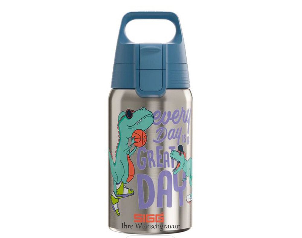 Sigg Trinkflasche Sigg Kinder Trinkflasche Shield ONE Kids 0,5 Liter, tolle Kindertrinkflasche mit schönen Motiven
