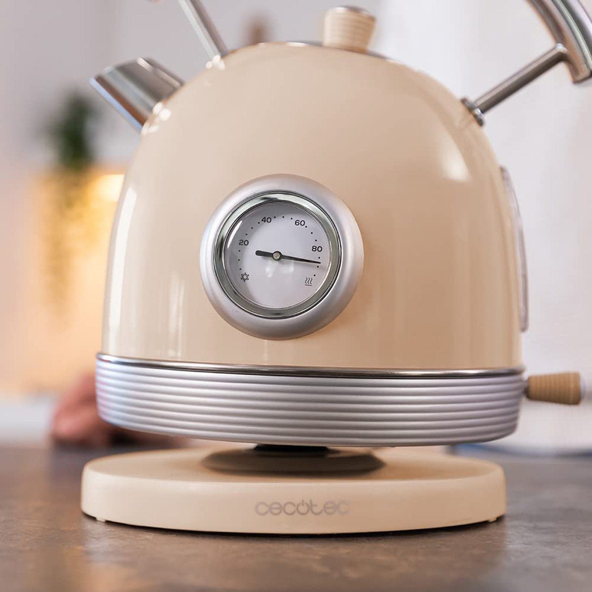 Cecotec Wasserkocher ‎01485 Retro Design, 2200 W