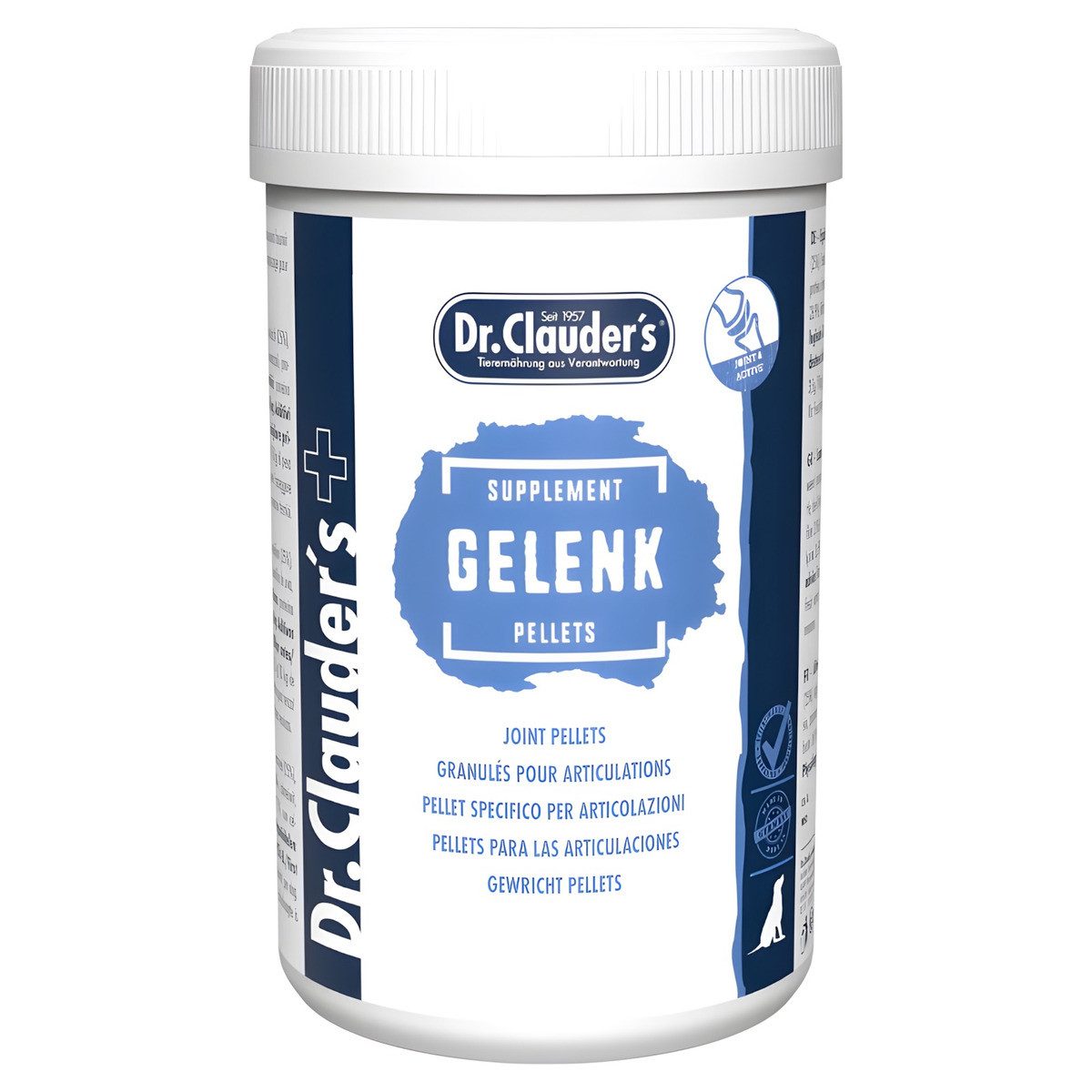 Dr. Clauder's Mobil & Fit Gelenk Support Pulver 500 g für Hunde, Nahrungsergänzungsmittel für: Hund