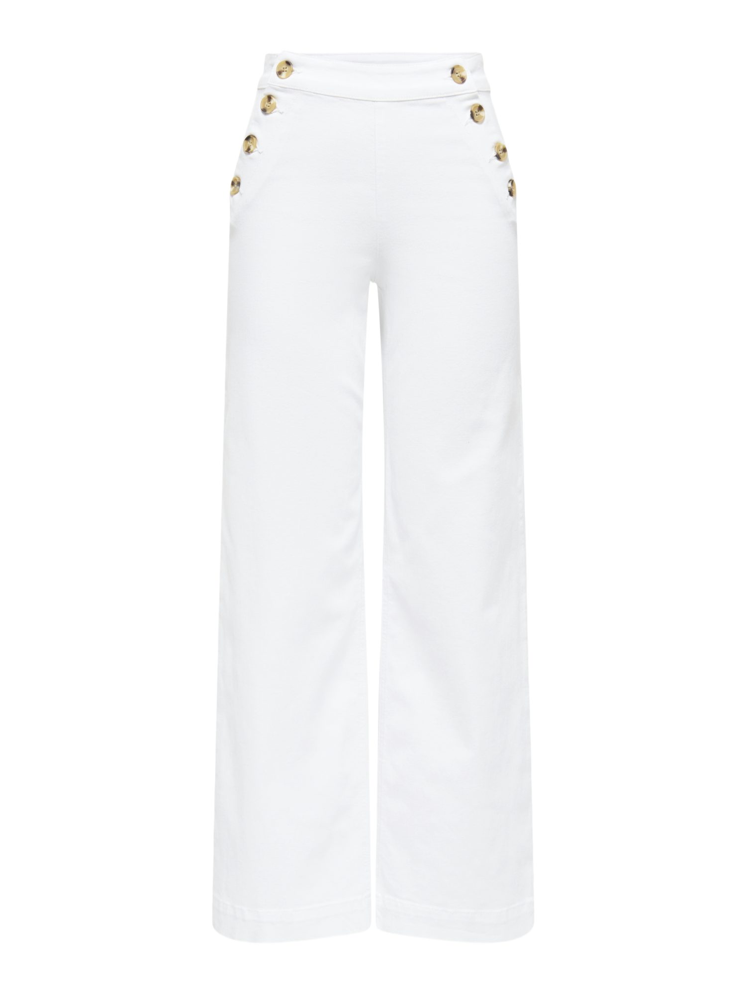 ONLY Jeansleggings 2027 1_SPRING1 weiß,Casual,Baumwolle,Unifarben,Wide Leg,Mittel