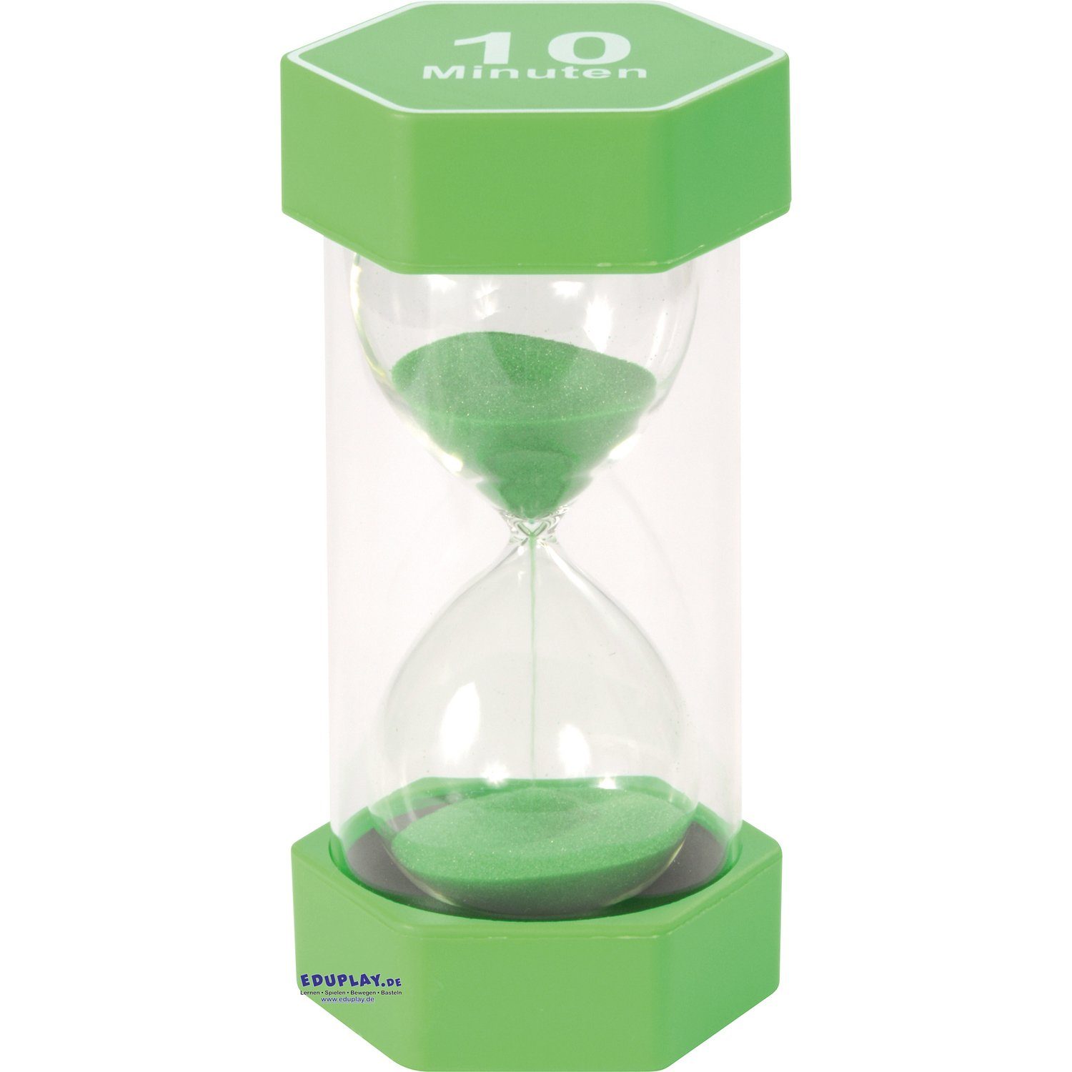 EDUPLAY Lernspielzeug Mega Sanduhr 10 min, Ø 8,4 x 16 cm günstig online kaufen