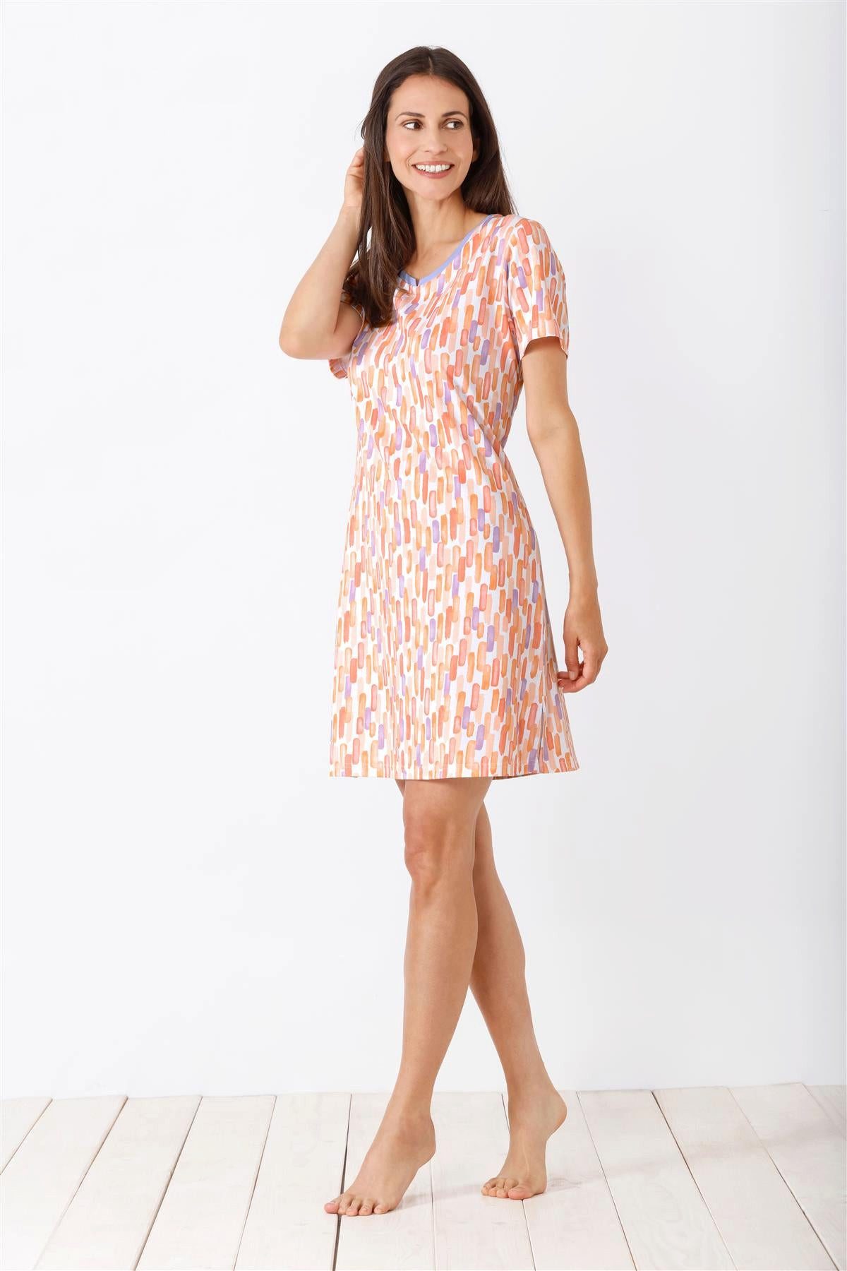 Bermudas Damen Sleepshirt, Klima-Komfort