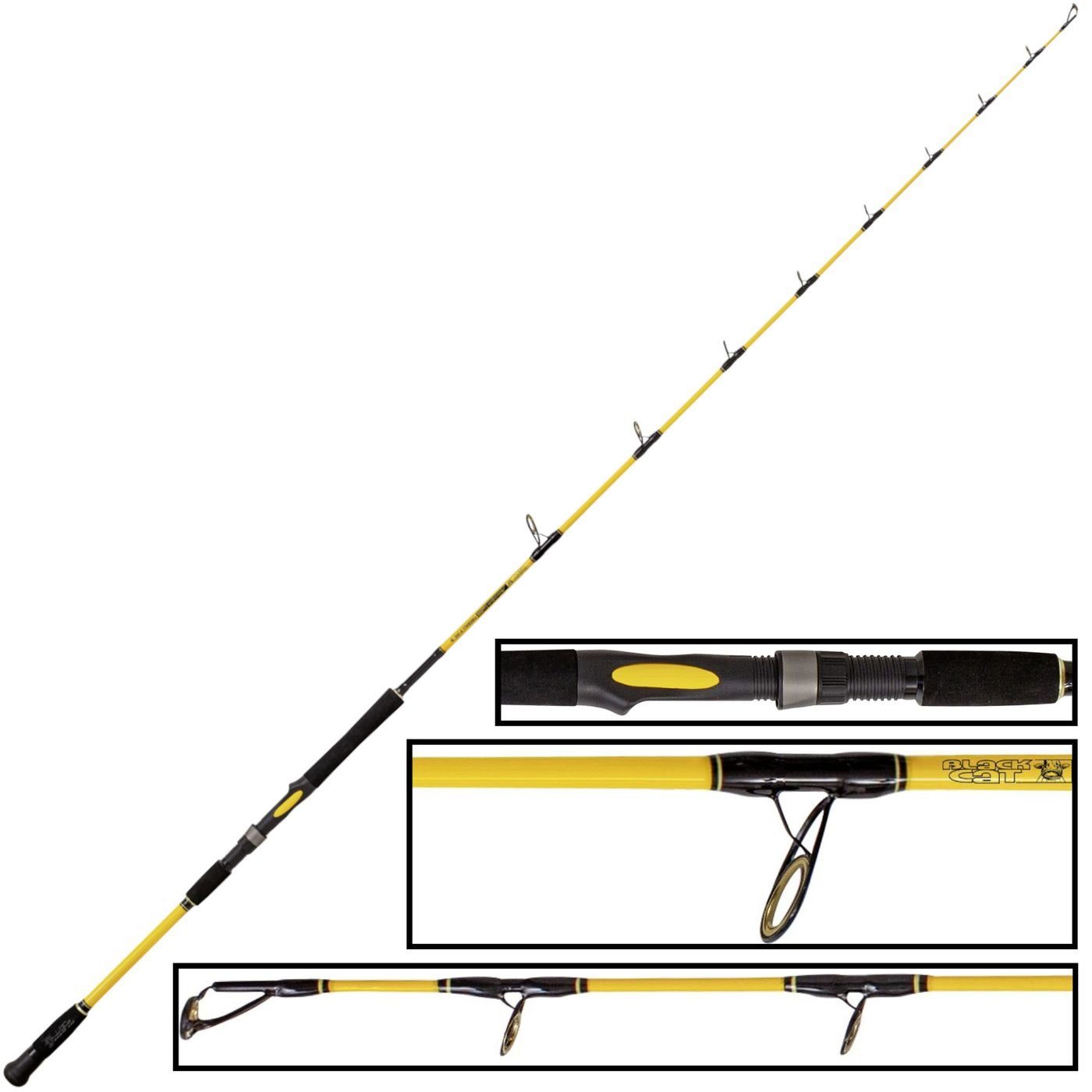 Black Cat Spinnrute Freestyle Fireball V-JIG 1,90m 225g - Vertikalrute für Wels