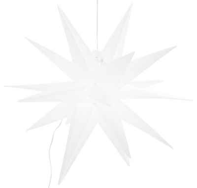 BONETTI LED Stern »Weihnachtsstern, 3D Nordlicht, Weihnachtsdeko aussen«, Ø 57 cm, mit 6-Stunden-Timer und Farbwechsler, für den Außenbereich