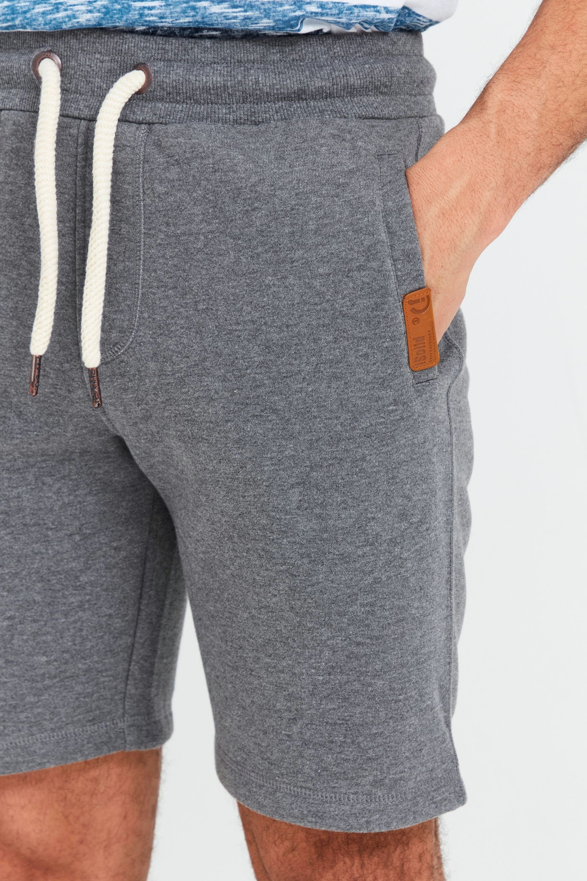 Solid Sweatshorts SDTrippo Sweat Shorts Kordeln Melange mit Grey (1840051)