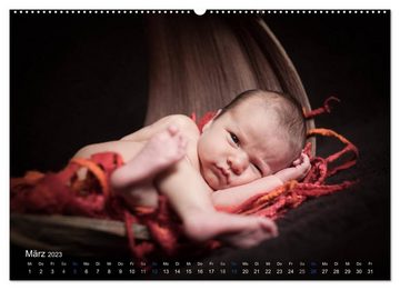 CALVENDO Wandkalender Baby - süße Träume (Premium, hochwertiger DIN A2 Wandkalender 2023, Kunstdruck in Hochglanz)