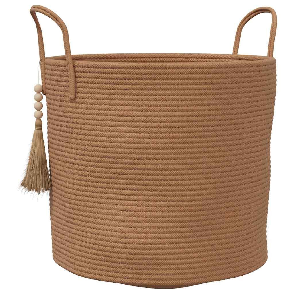 vidaXL Aufbewahrungskorb Aufbewahrungskorb Braun Ø40x35 cm günstig online kaufen