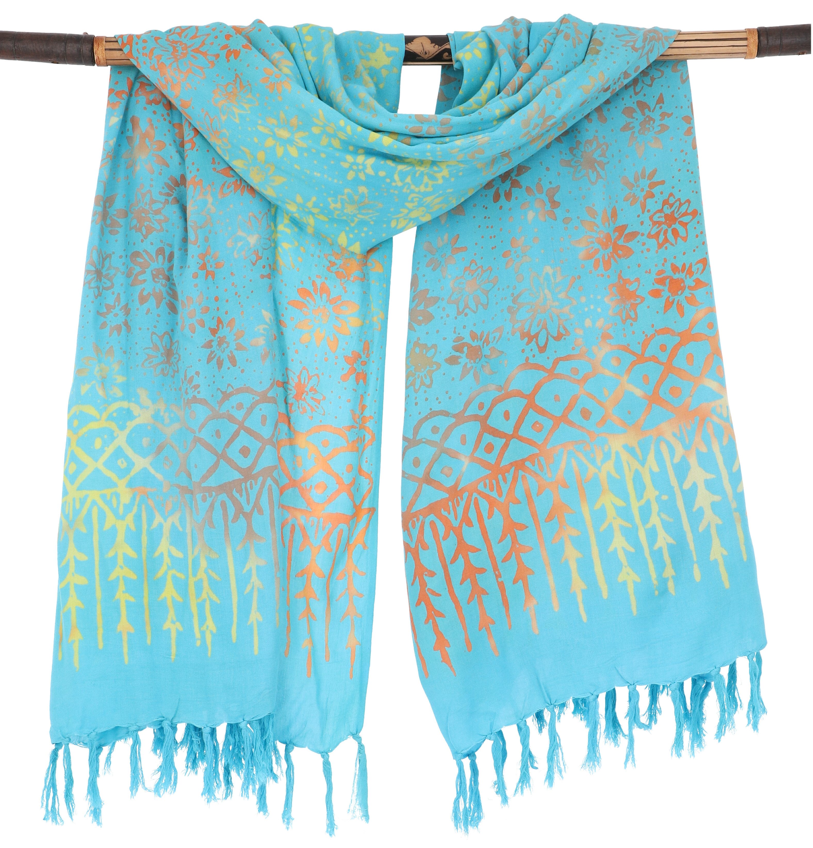 Guru-Shop Sarong Bali Sarong, Wandtuch, Wickelrock, Sarongkleid..