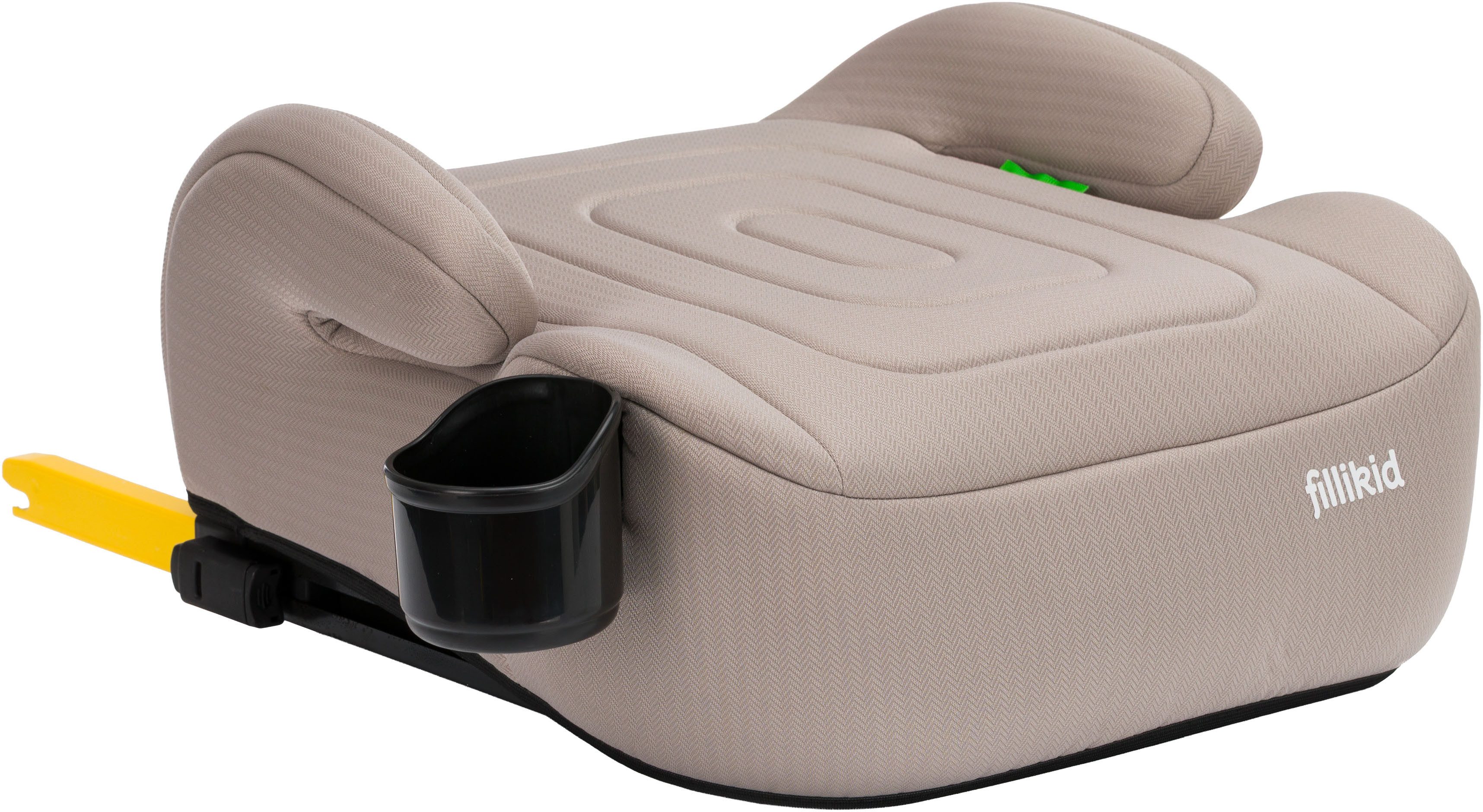 Fillikid Kindersitzerhöhung Flip Deluxe, Auto mit verstellbarem Iso-Fix, ab: ab 6 Jahren, bis: bis 12 Jahre, ab: 125 cm, bis: 150 cm, mit Flaschenhalter