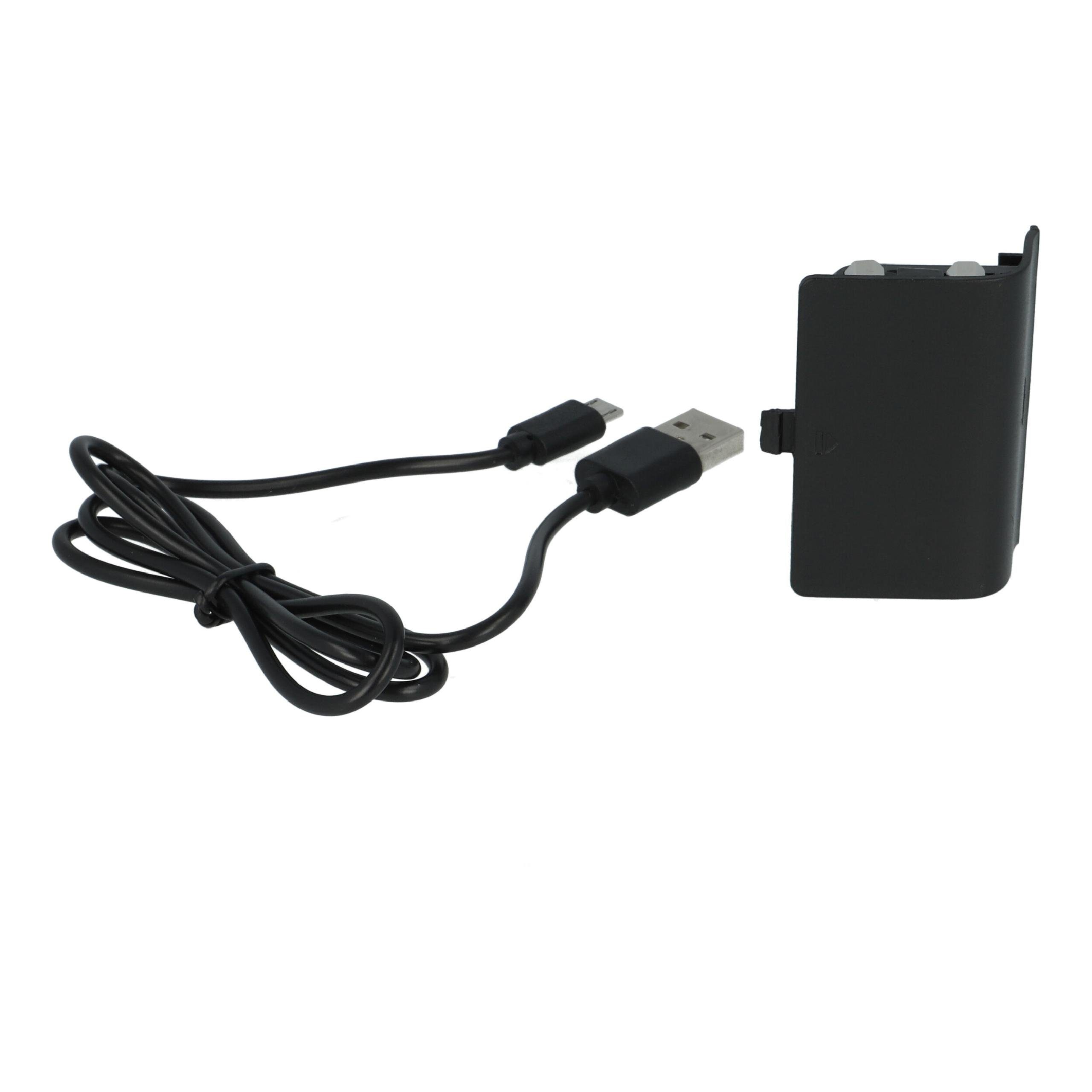 vhbw vhbw Akku kompatibel mit Microsoft Xbox One Wireless Controller (1200 Akku Akku NiMH 1200 mAh (2,4 V, 1 St), Leistungsfähiger Austausch-Akku für den Contro – Bild 5 von 5