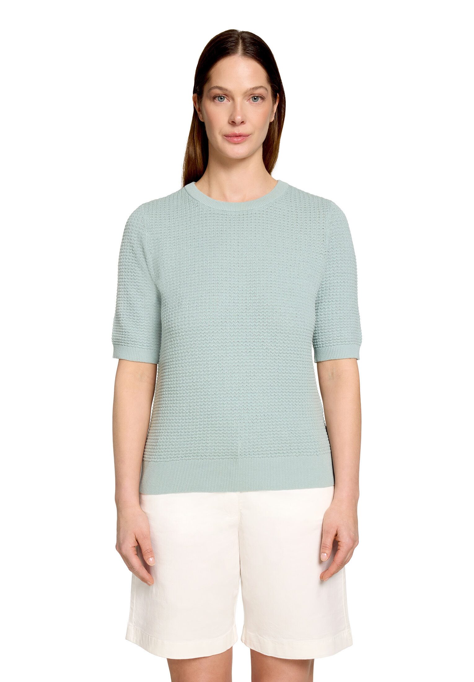 Betty Barclay Kurzarmshirt Strick, Damen mit Struktur (1-tlg)