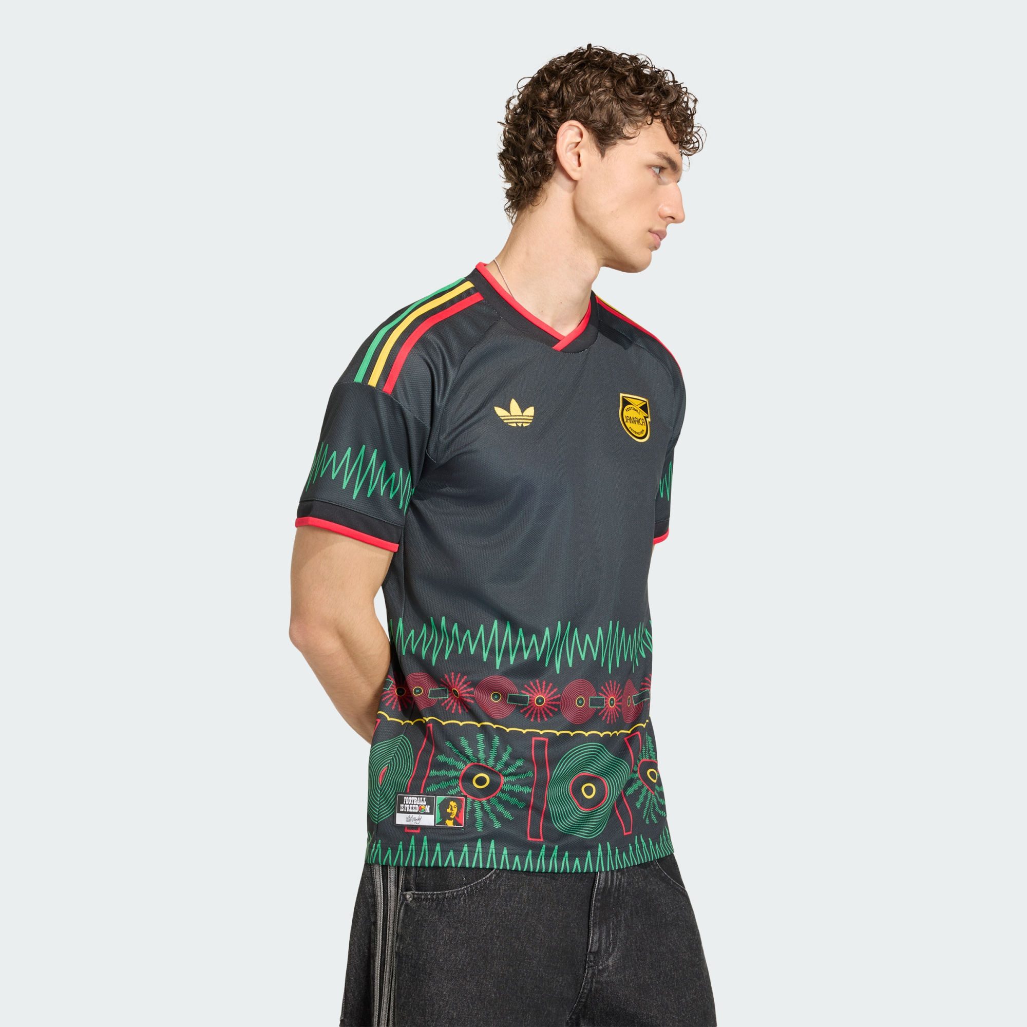 Fußballtrikot JAMAIKA 26 X BOB MARLEY AUSWÄRTSTRIKOT