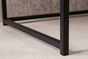 riess-ambiente Schreibtisch SLIM LINE 100cm schwarz (Einzelartikel, 1-St), Wohnzimmer · Holzwerkstoff · Metall · Industrial