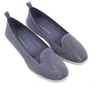 Sarcia.eu Graue, schimmernde Espadrilles 38 EU / 5 UK Ballerina