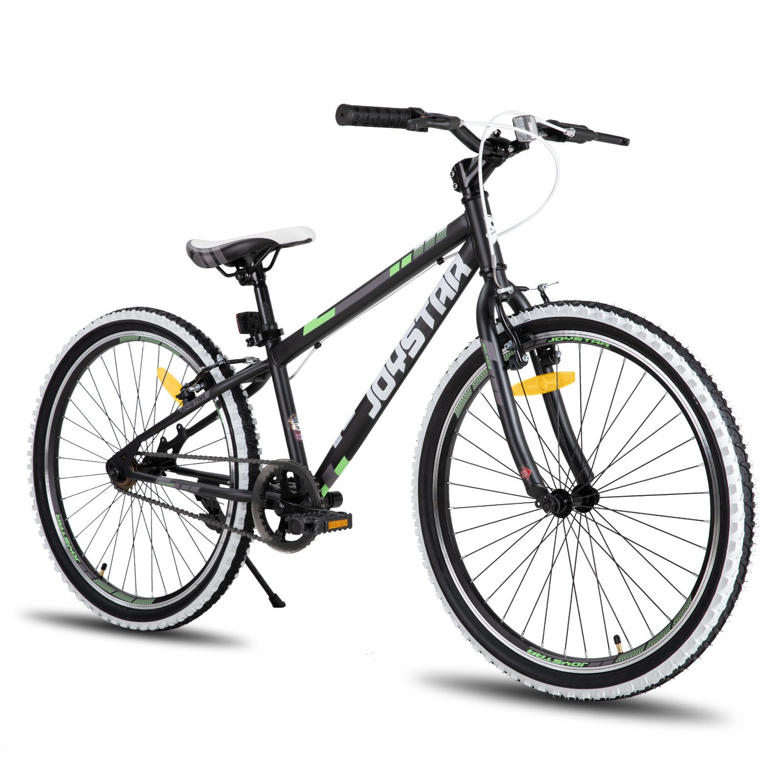 JOYSTAR Kinderfahrrad 20/24 Zoll Kinder‑Mountainbike 5‑16J, Hardtail Geländefahrrad, Hardtail Mountainbike für Kinder mit 1-Gang, Doppel-V-Bremse