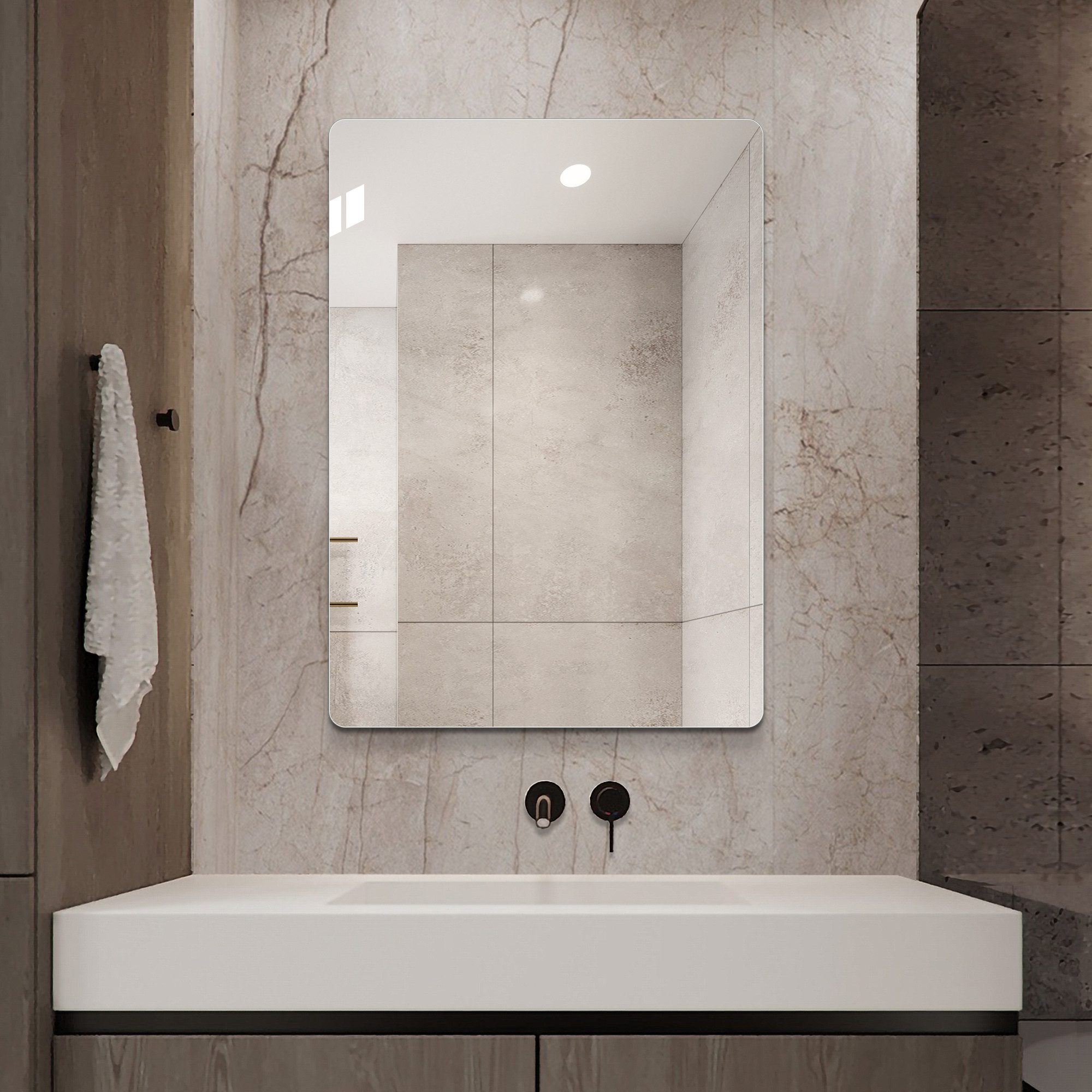 REDOM Spiegel Bathroom (wandmontierter Badspiegel für Badezimmer, 1-St., 70*50cm)