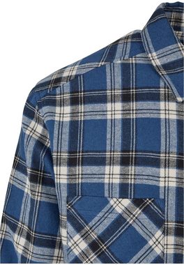 URBAN CLASSICS Langarmhemd Urban Classics Herren Lake Check Shirt (1-tlg)