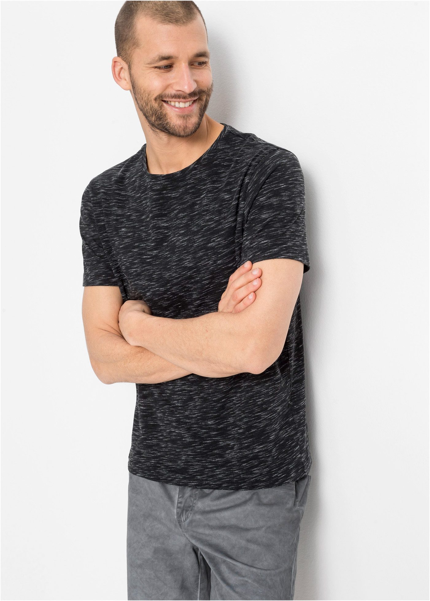 bonprix T-Shirt Regular Fit, Kurzarm, für Alltag