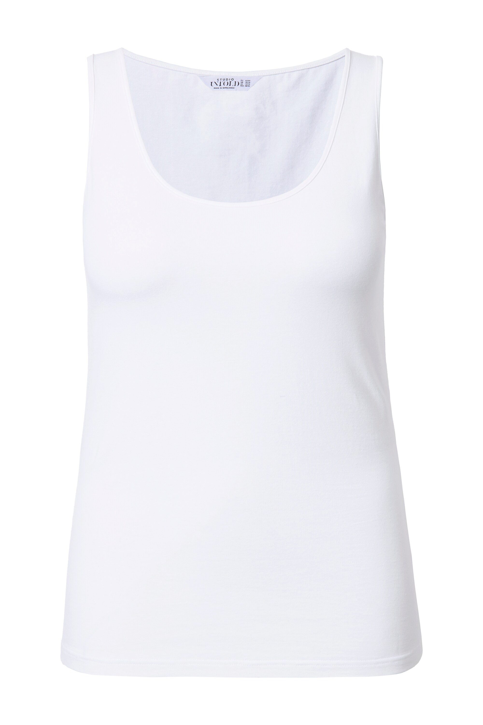 Studio Untold Longtop Basic-Top weiter Ausschnitt Stretchjersey