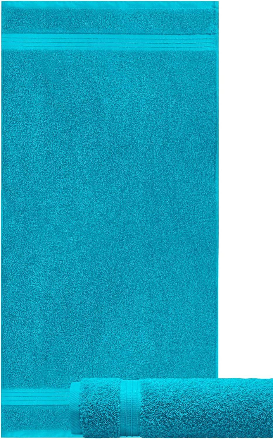 Aquamarin Set Handtücher 50x100 Blau Lashuma cm Frottee Handtücher blau Linz, (2-St),